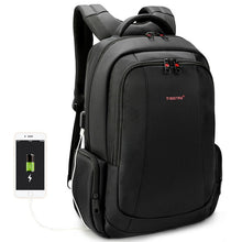 Load image into Gallery viewer, Tigernu 15.6inch 27L USB Charging Anti theft Waterproof Nylon Mochila Travel Men Backpacks Bags Casual Business Laptop Backpack