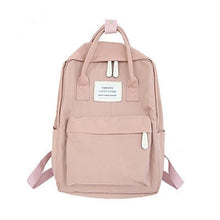 Load image into Gallery viewer, Women Hot Canvas Backpacks Candy Color Waterproof  School Bags for Teenagers Girls Laptop Backpacks Patchwork Backpack New 2019