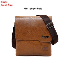Load image into Gallery viewer, JEEP BULUO Man Messenger Bag 2 Set Men Pu Leather Shoulder Bags Business Crossbody Casual Bag Famous Brand ZH1505/8068