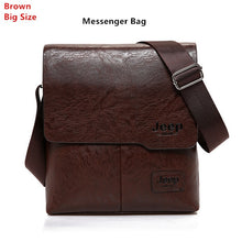Load image into Gallery viewer, JEEP BULUO Man Messenger Bag 2 Set Men Pu Leather Shoulder Bags Business Crossbody Casual Bag Famous Brand ZH1505/8068
