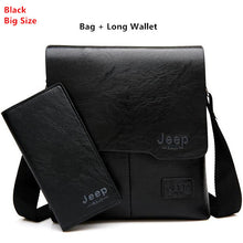 Load image into Gallery viewer, JEEP BULUO Man Messenger Bag 2 Set Men Pu Leather Shoulder Bags Business Crossbody Casual Bag Famous Brand ZH1505/8068