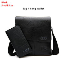 Load image into Gallery viewer, JEEP BULUO Man Messenger Bag 2 Set Men Pu Leather Shoulder Bags Business Crossbody Casual Bag Famous Brand ZH1505/8068