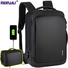 Load image into Gallery viewer, 2019 Mens USB Charging Backpack 14 15.6 inch Laptop Bags Male Business Bagpacks Waterproof Multifunctional Travel Backpack