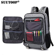 Load image into Gallery viewer, Men's backpack Male Waterproof USB charging travel School Sport backpack oxford casual laptop backpack Casual For Men's bag Pack